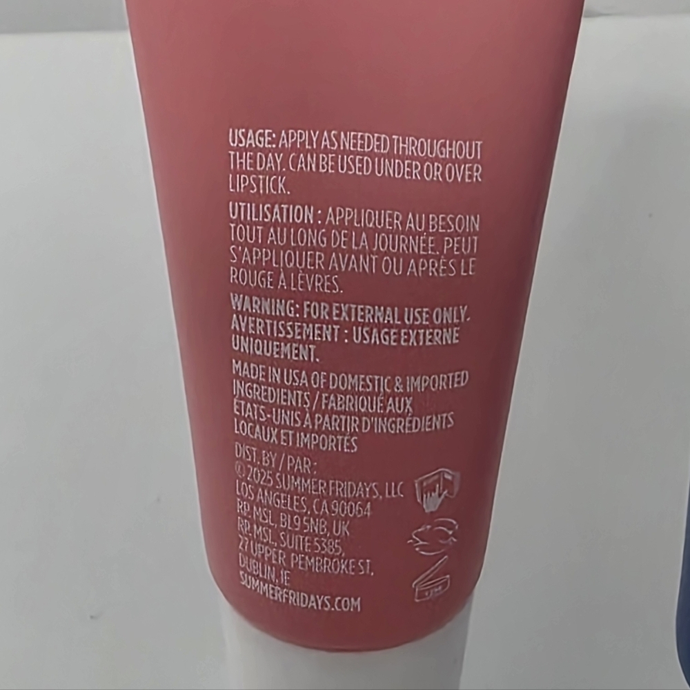 Summer Fridays Pink Sugar Lip Balm and Blue Jet Lag Mask - Picture 2 of 3